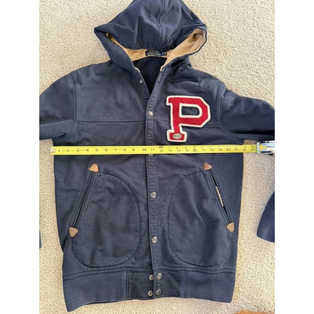 Ralph Lauren Polo Varsity Button Down Hoodie
